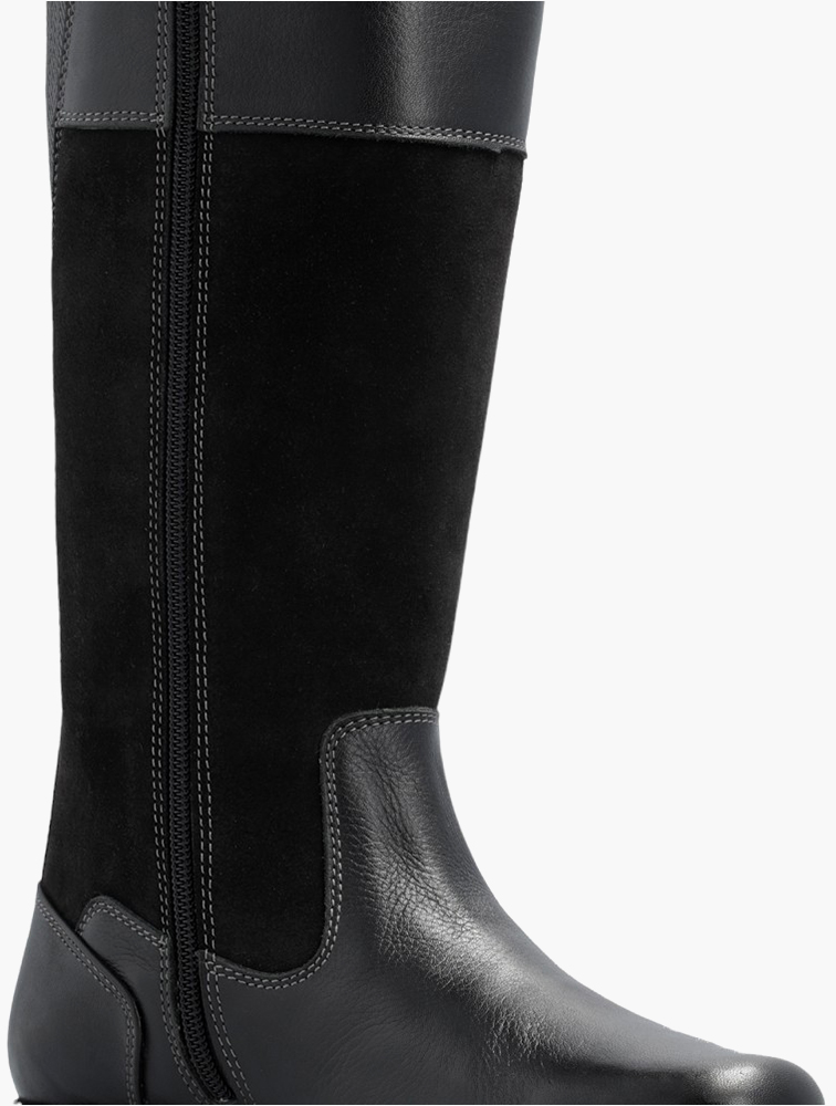 MyRunway | Shop Hi-Tec Black & Grey Namib Rider Zip Long Boots for